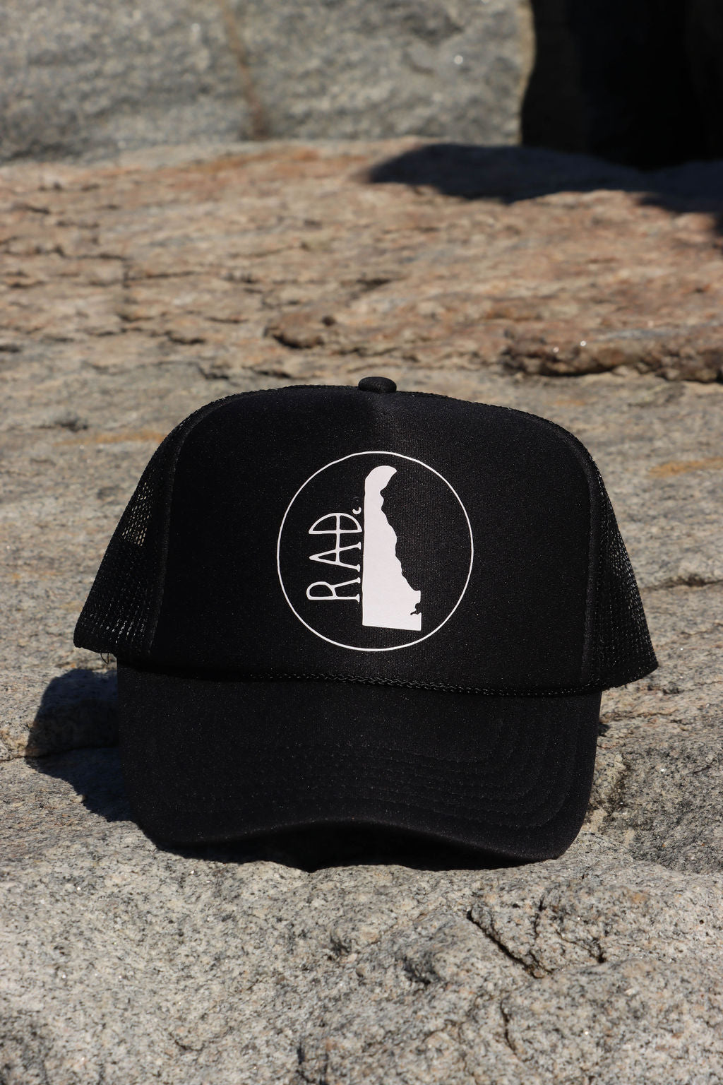 Black DE Trucker Hat