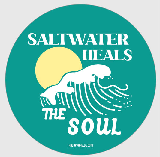 Saltwater Heals Sticker