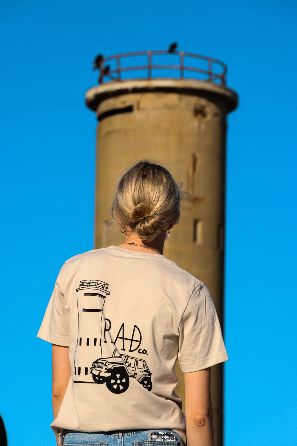 Tan Tower Tee