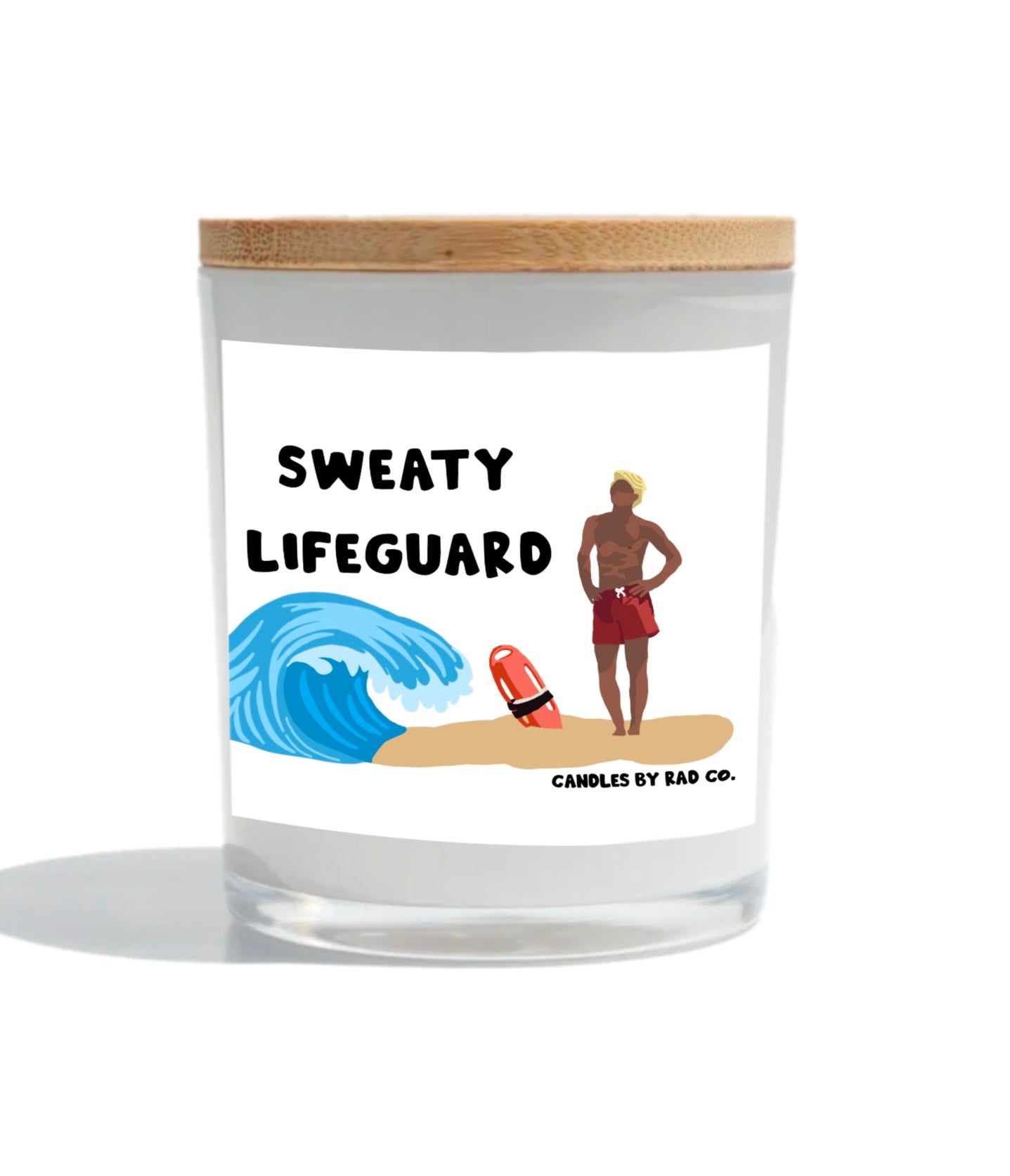 The "Sweaty Lifeguard" Soy Candle