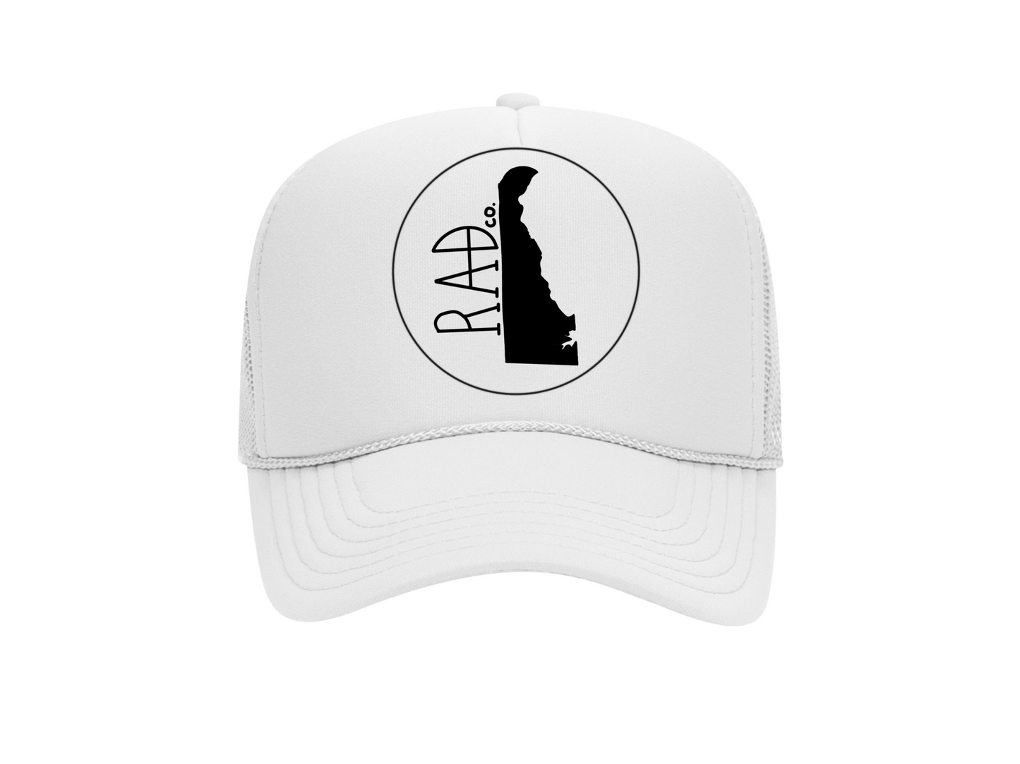 White DE Trucker Hat