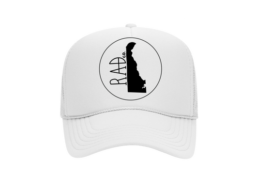 White DE Trucker Hat