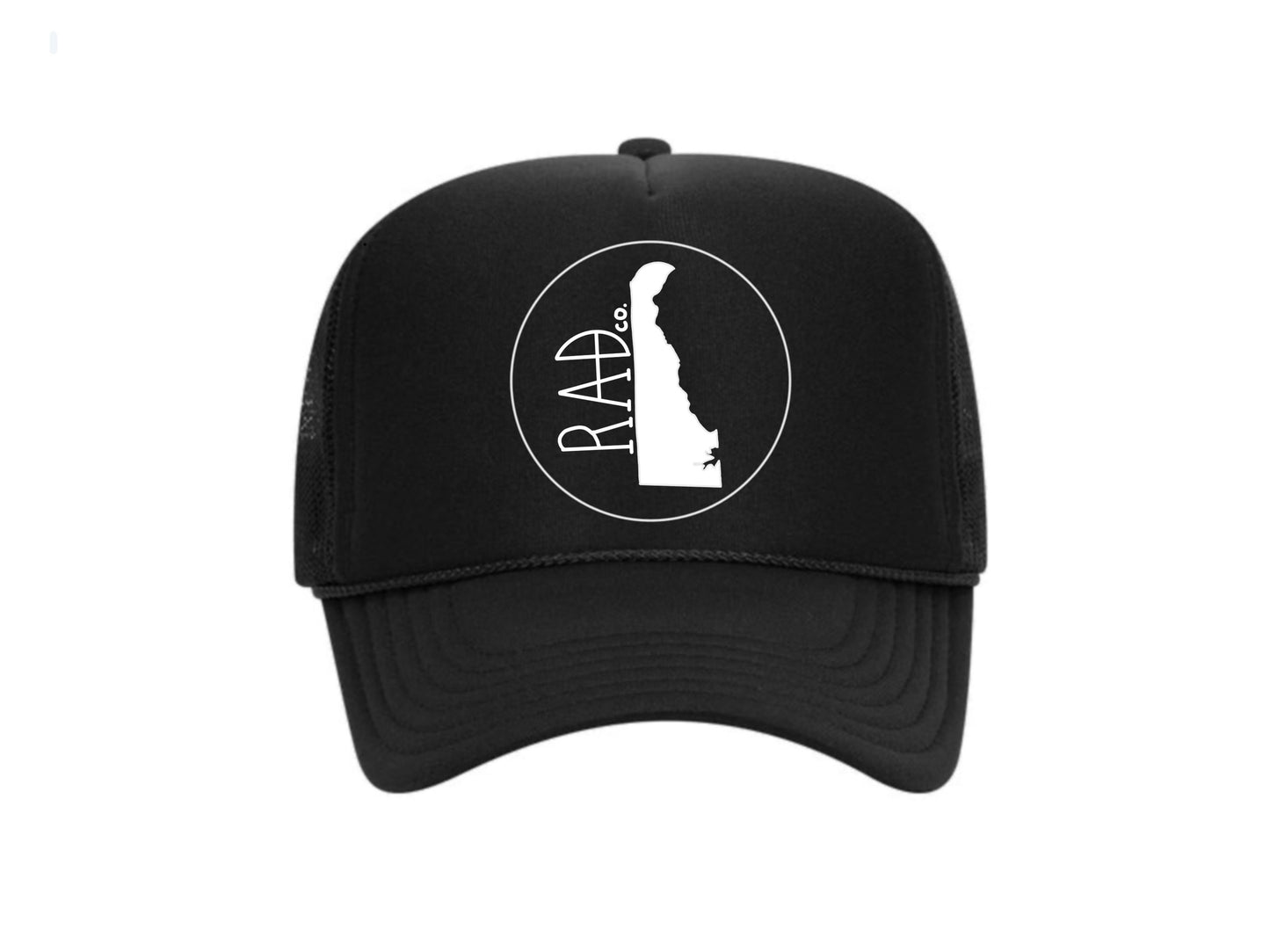 Black DE Trucker Hat